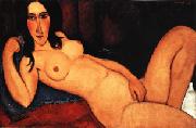 Amedeo Modigliani Reclining Nude with Loose Hair France oil painting reproduction